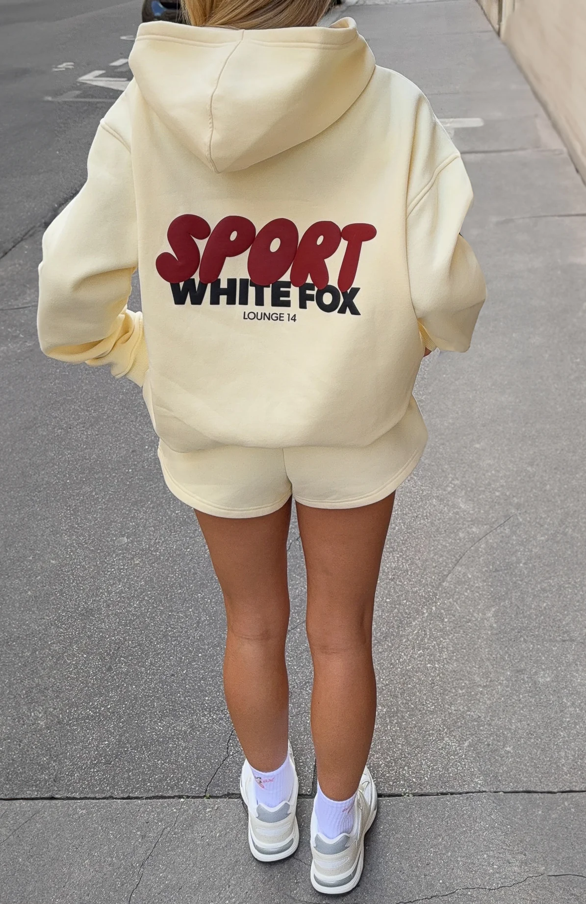 Club 14 Peyton Oversized Hoodie Lemon - Image 3