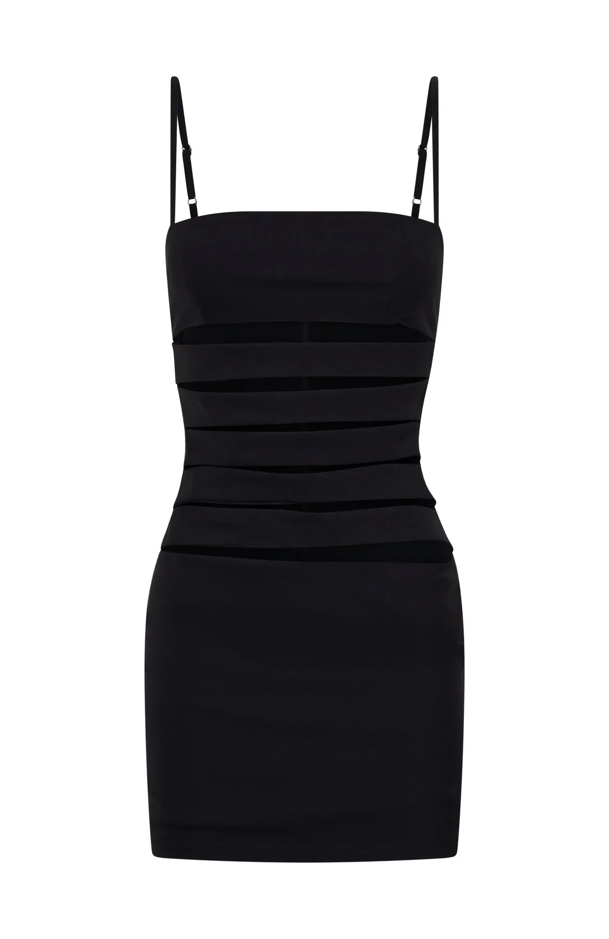 He Won't Hear This Mini Dress Black - Image 7