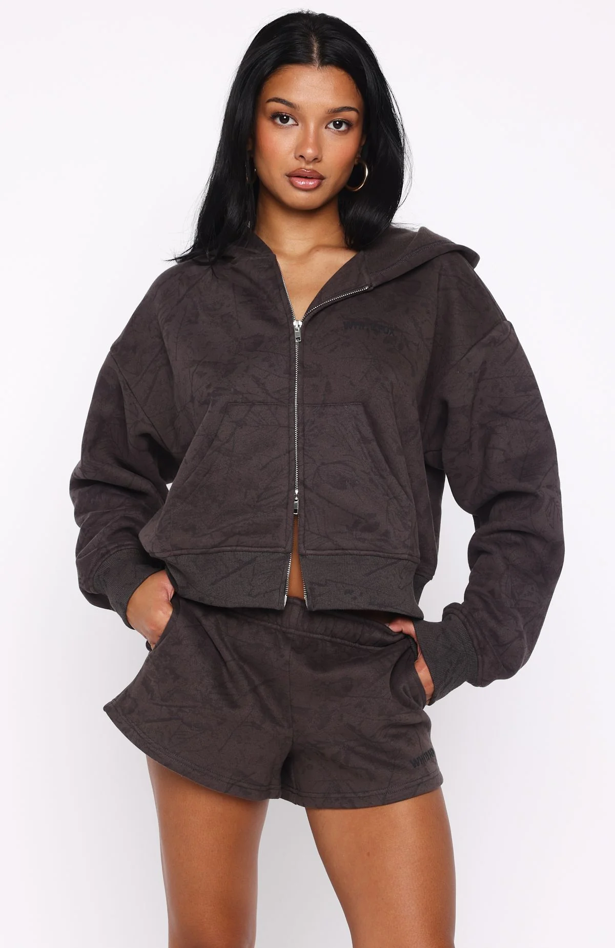 Hiding Away Lounge Shorts Dark Camo - Image 2