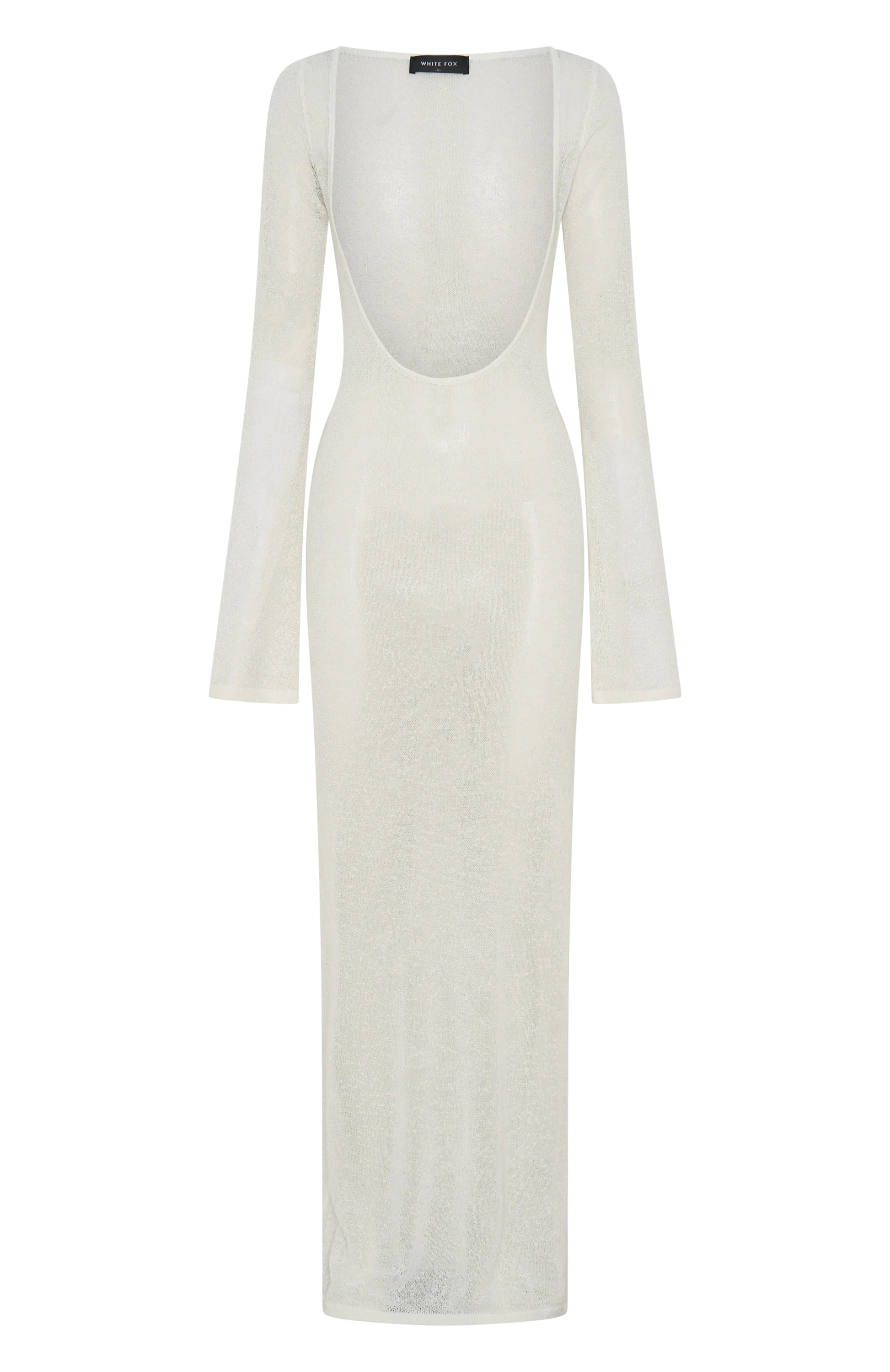 Malta Mermaids Long Sleeve Maxi Dress White - Image 6