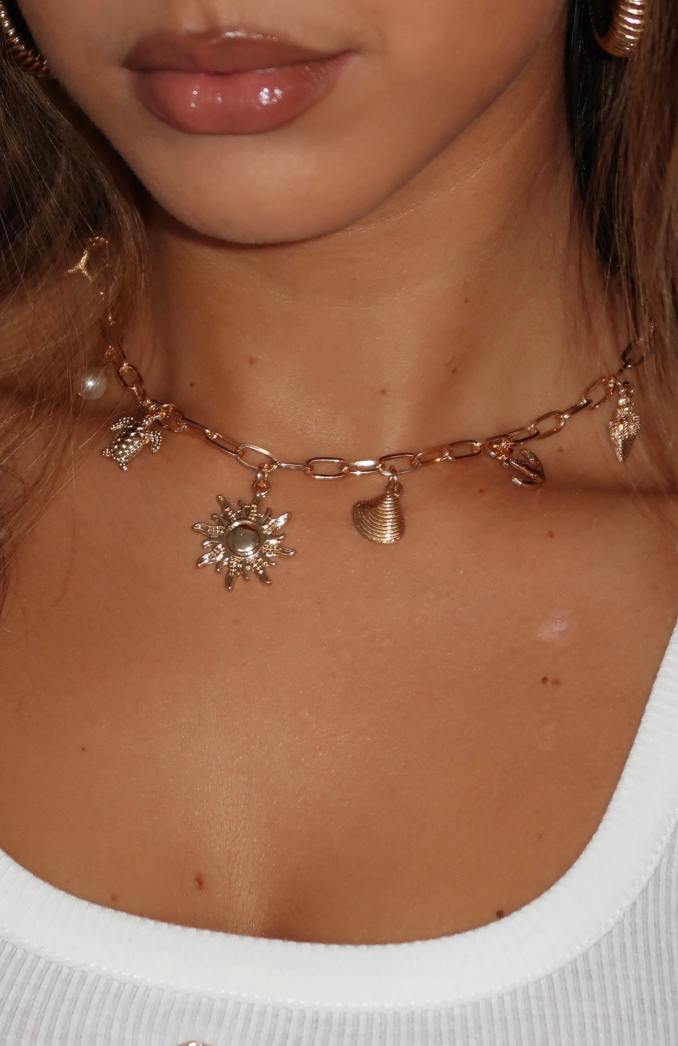 Mayer Necklace 3 Piece Set Gold - Image 3