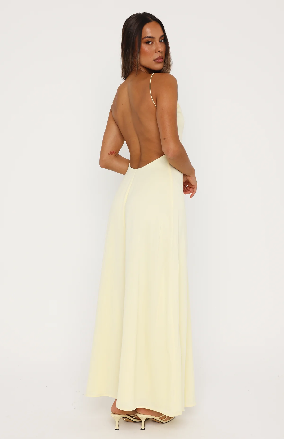 So Lovely Maxi Dress Lemon - Image 5