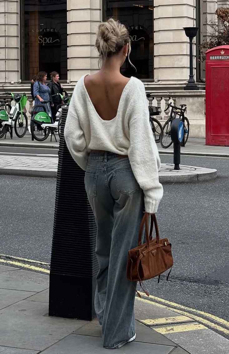 Softer Love Knit Sweater Off White - Image 11
