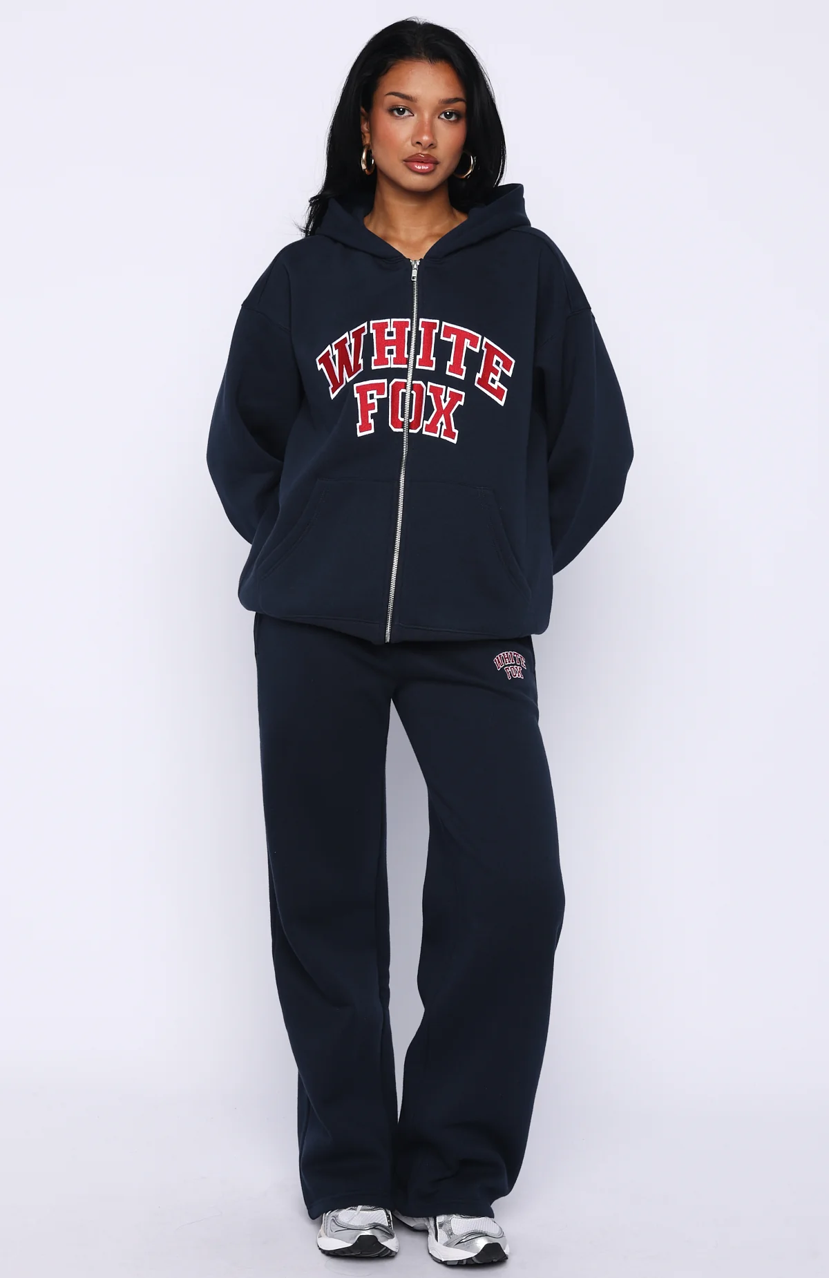 Starting Fresh Wide Leg Sweatpants Navy - Image 2