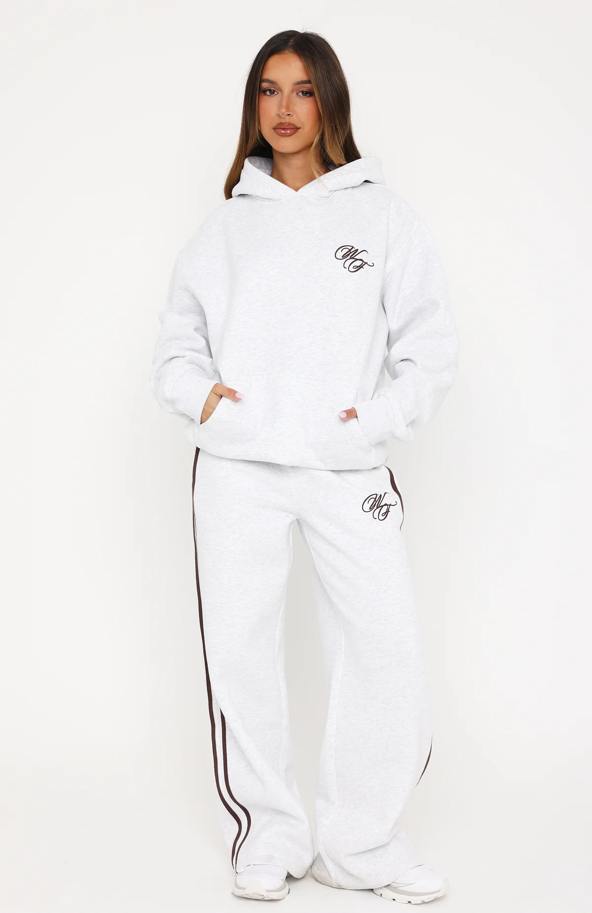 Studio 17 Raven Oversized Hoodie Grey Marle - Image 6