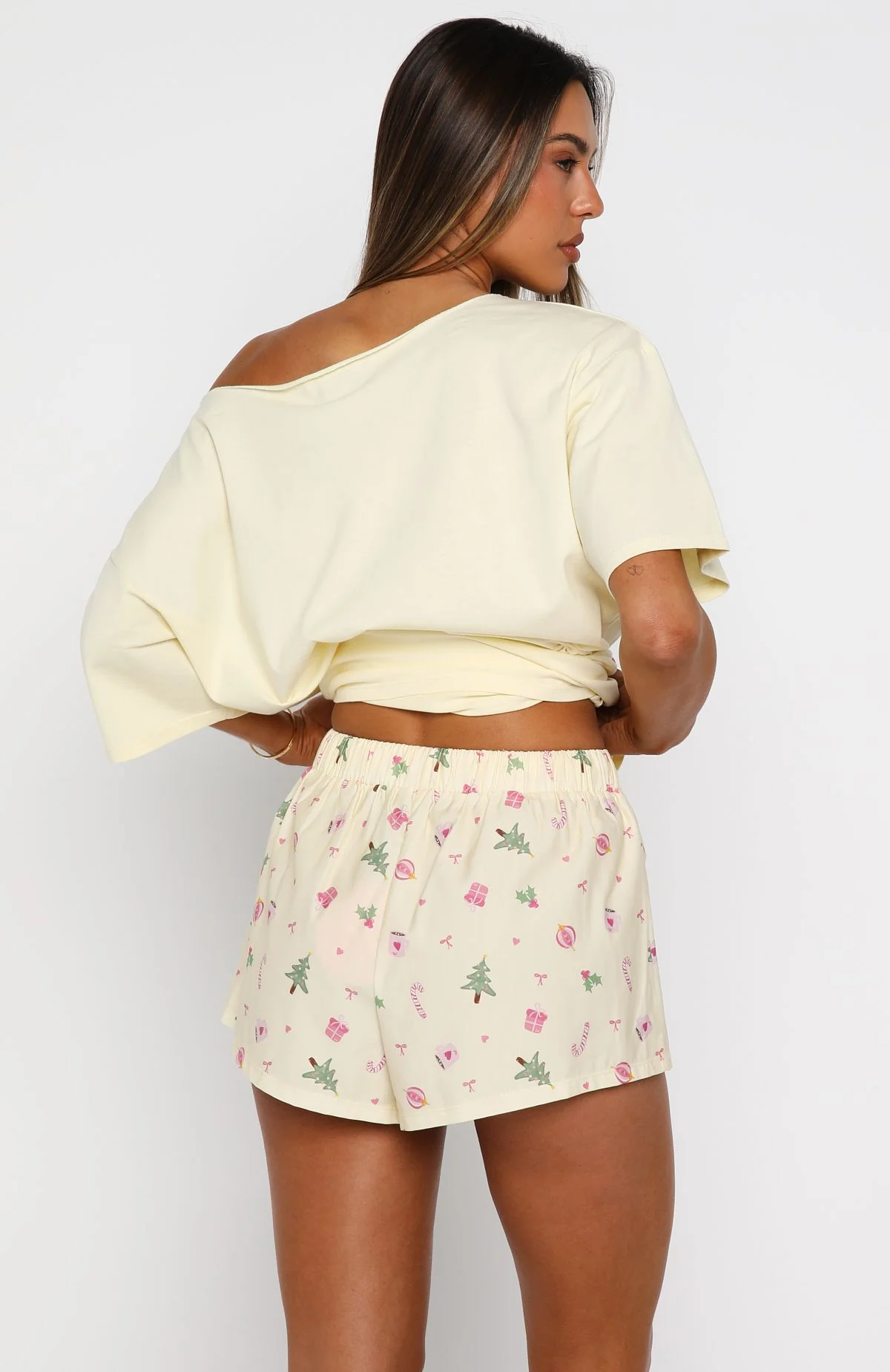 Sweetheart Pyjama Short Festive Flicker - Image 4