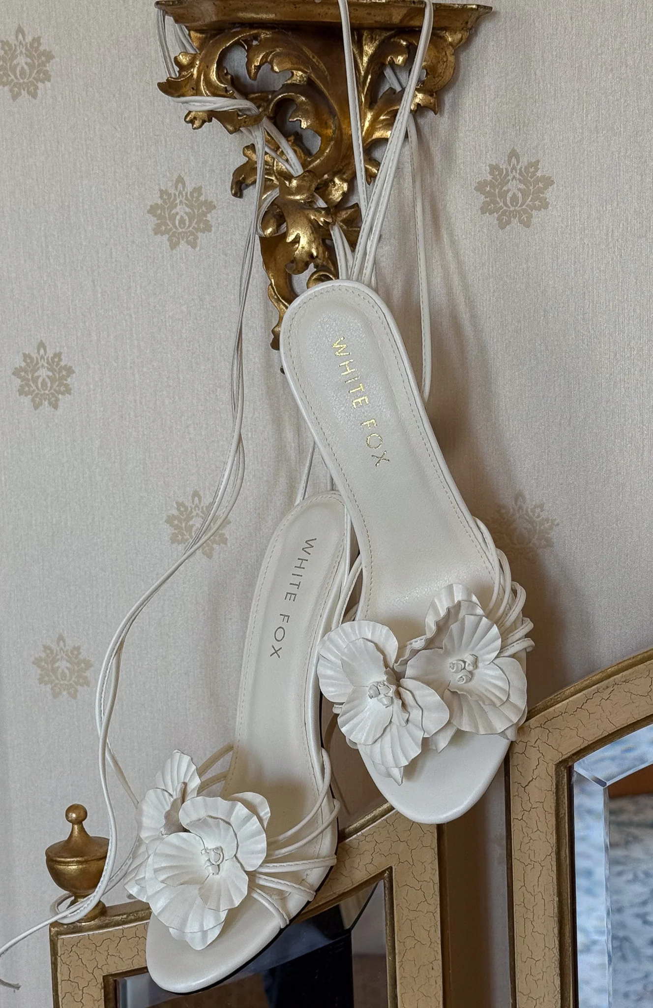 Tempest Wrap Heels Off White - Image 5