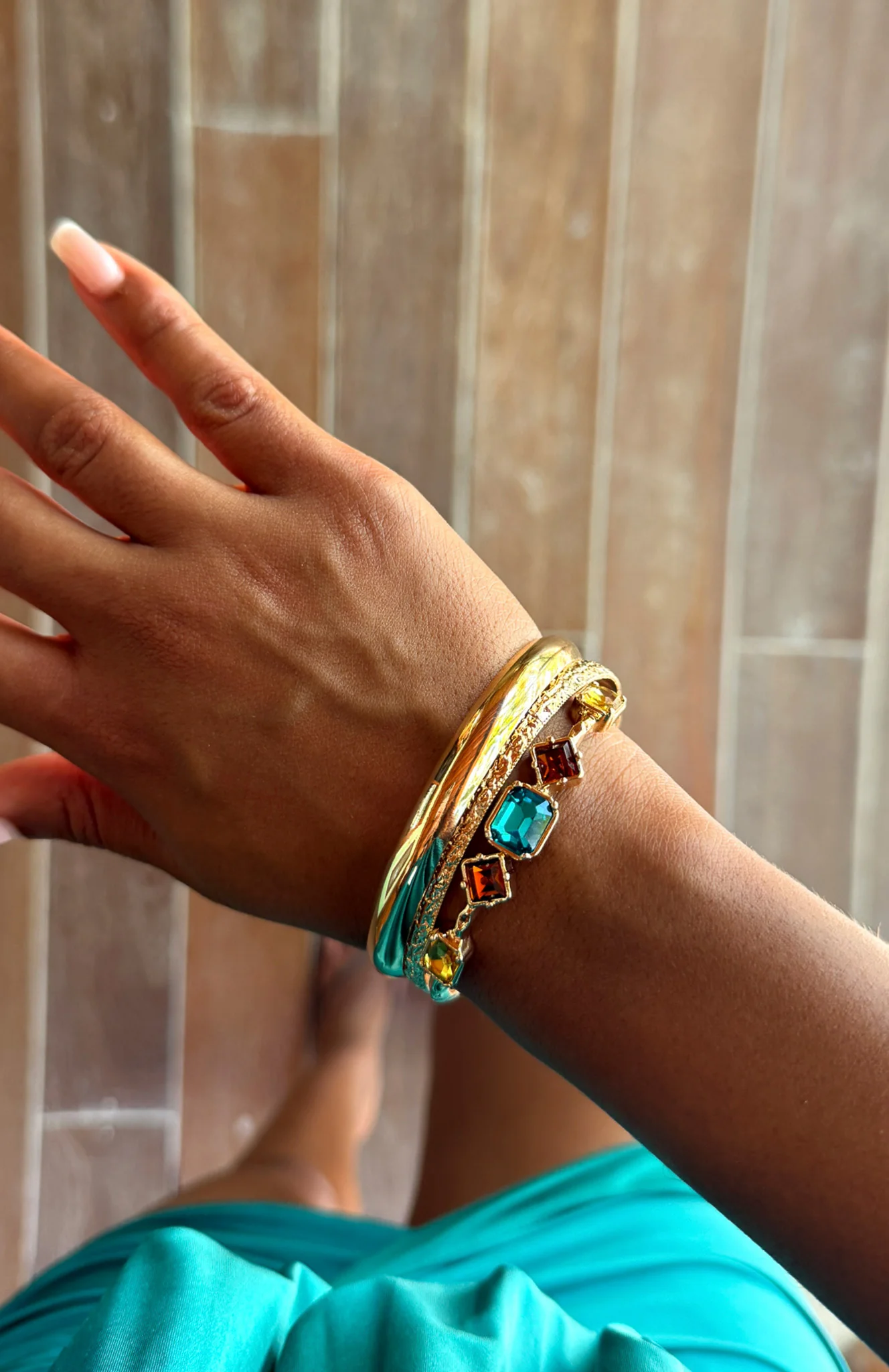 Terri Bracelet Set Gold - Image 3