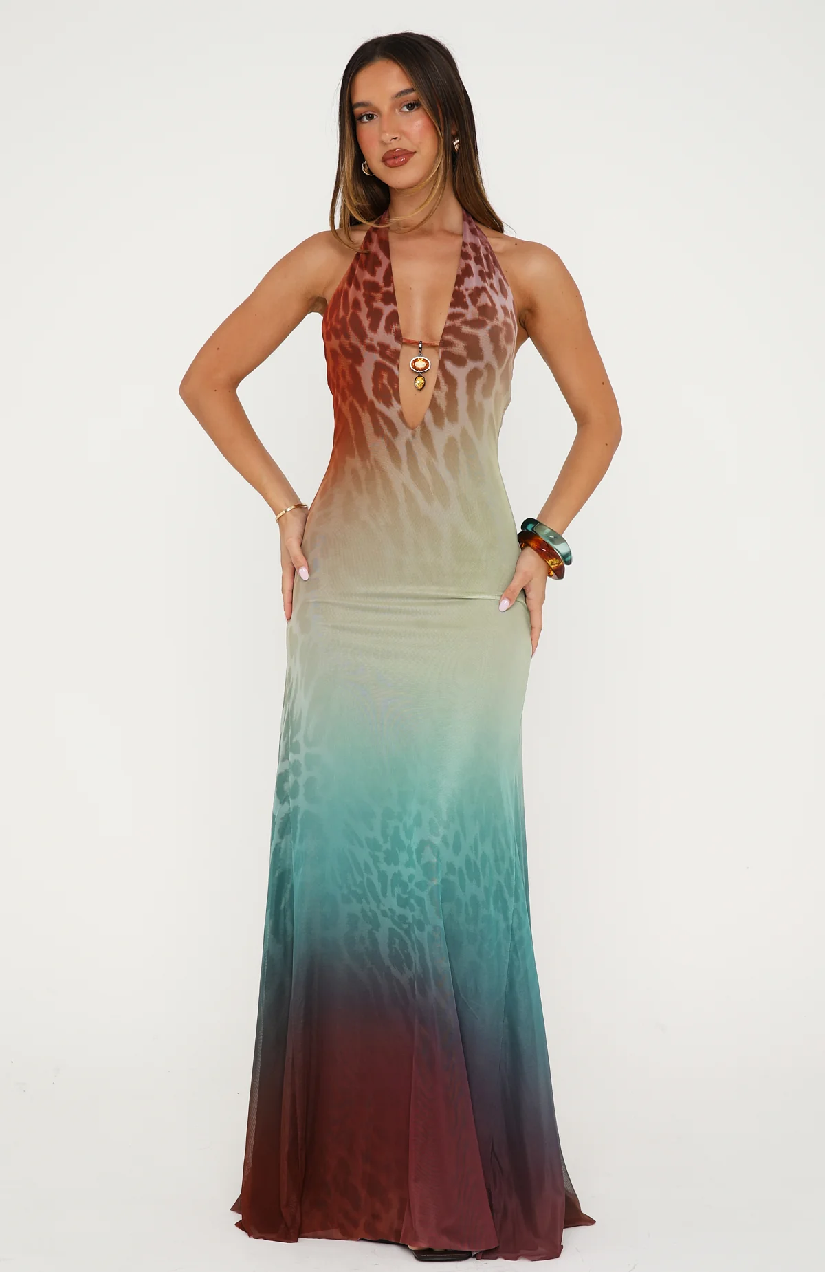 The Flirt Maxi Dress Opal Halo - Image 3