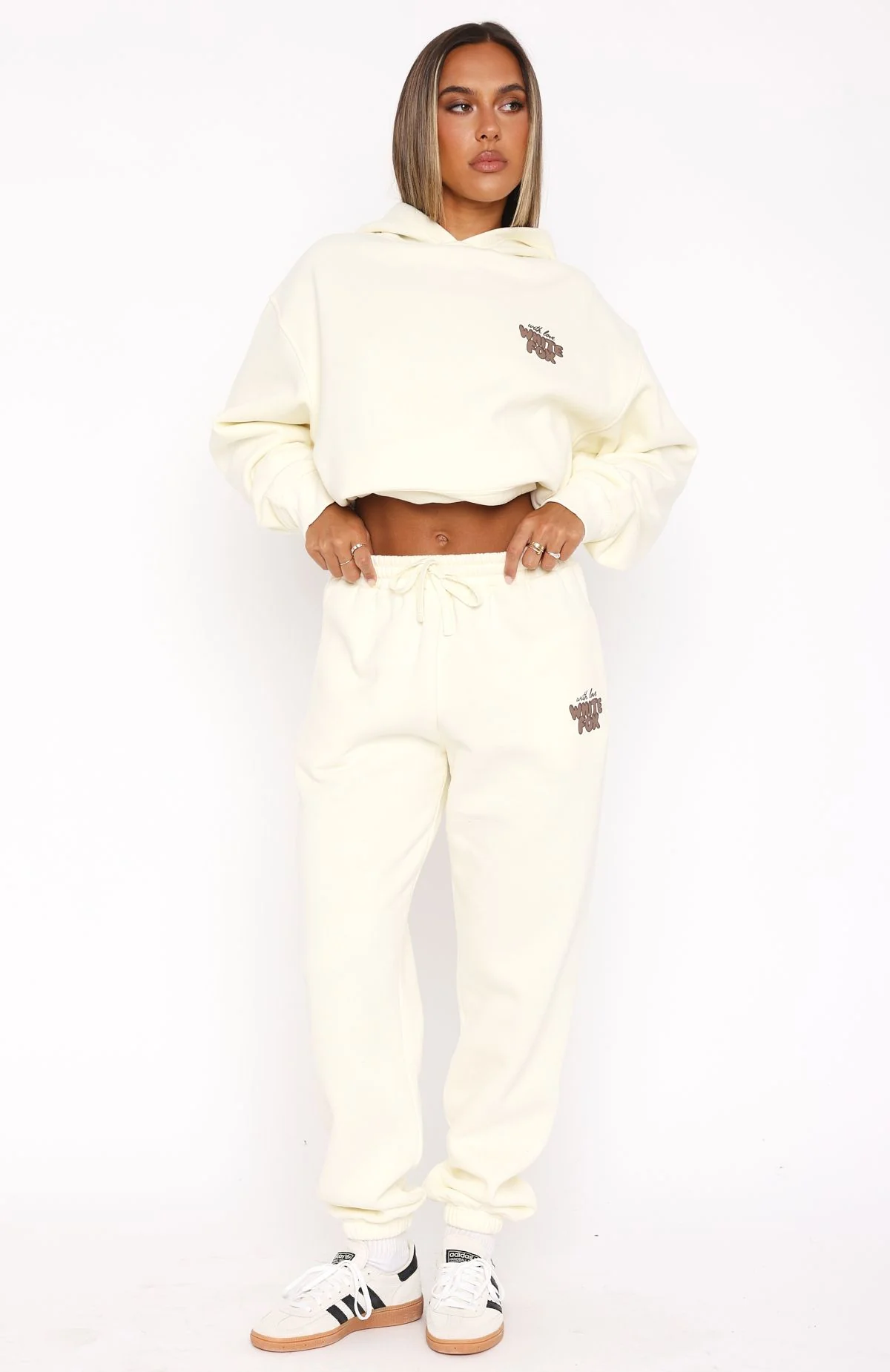 With Love Always Sweatpants Cream - Image 3